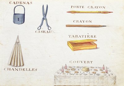 Illusztrációk az 1814-es francia ábécé könyvéből, pub. Charles Plante Fine Arts, 1814 alkotó: Arnaud de Beauregard