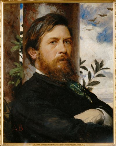 Önarckép (festmény vászonra) alkotó: Arnold Bocklin