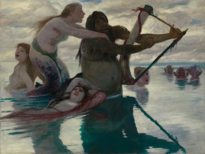 A tengerben alkotó: Arnold Böcklin