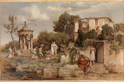 Római borozó alkotó: Arnold Böcklin