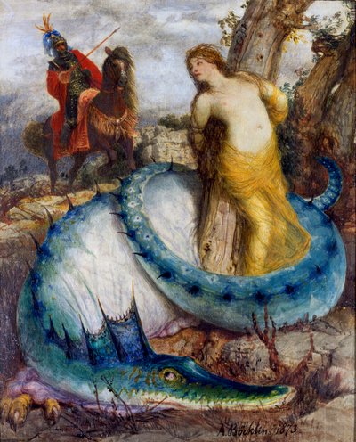 Ruggiero és Angelica alkotó: Arnold Böcklin