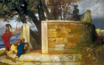 Herkules szentélye alkotó: Arnold Böcklin