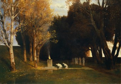 Szent liget alkotó: Arnold Böcklin
