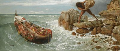 Odüsszeusz és Polifémosz, 1896 alkotó: Arnold Böcklin