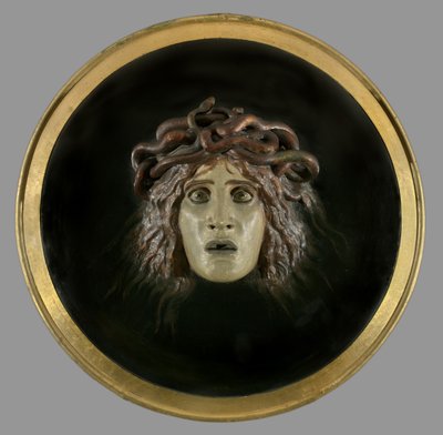 Pajzs Meduse arcával, 1897 alkotó: Arnold Böcklin