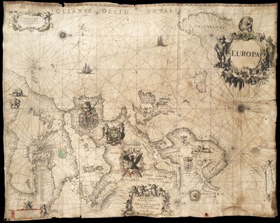 Európa; Pascaarte de Arnold Colom (1660) alkotó: Arnold Colom