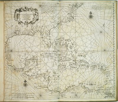A barbadosi Carybsche Eylanden a mexikói kanyarig alkotó: Arnold & Colom Jacob Aertsz (1600 73) Colom