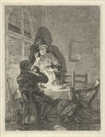 Étkezés Emmauszban alkotó: Arnold Houbraken
