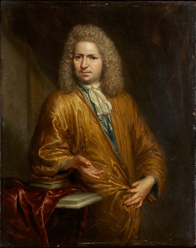 Egy férfi portréja (Rudolf van Loen?) alkotó: Arnold Houbraken