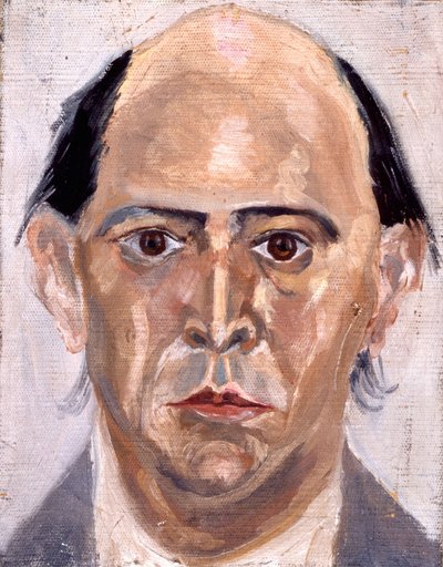 Arnold SCHOENBERG - önarckép, osztrák zeneszerző (1874-1951) alkotó: Arnold Schoenberg