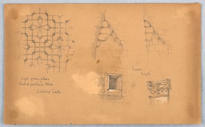 Építészeti részletek a Lisieux-i katedrálisban alkotó: Arnold William Brunner