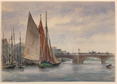 Hajók Trouville-ben alkotó: Arnold William Brunner