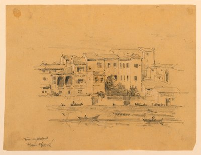 Az ablakomból, Firenze alkotó: Arnold William Brunner