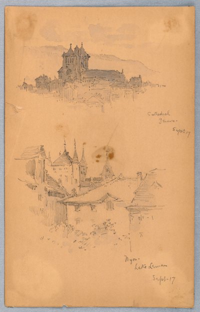 Nyon, Genfi katedrális alkotó: Arnold William Brunner