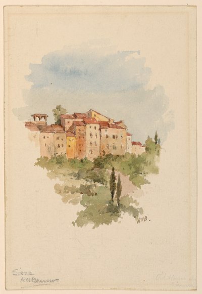 Siena alkotó: Arnold William Brunner