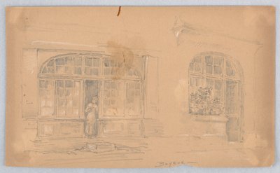 Vázlat Bayeux-ban alkotó: Arnold William Brunner
