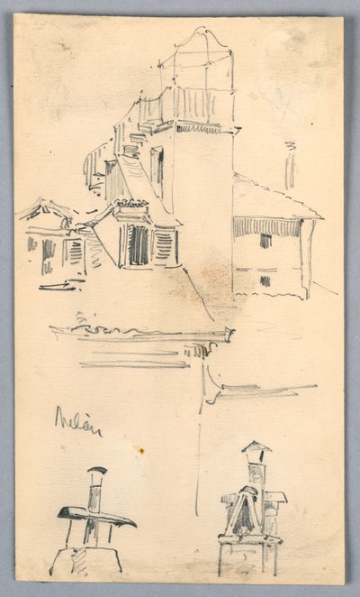 Vázlatok Milánóban alkotó: Arnold William Brunner