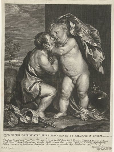 Gyermek Krisztus és Keresztelő János alkotó: Arnold de Jode