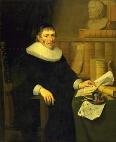 Cornelis Bosch ügyvéd portréja alkotó: Arnold van Ravesteyn