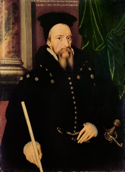 William Cecil, Burghley 1. báró (1520-98) Lord Főkincstárnok portréja alkotó: Arnold von Brounckhorst