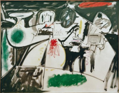 Utolsó festmény (A fekete szerzetes) alkotó: Arshile Gorky