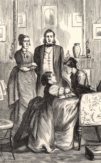 "A Holdkő", Wilkie Collins alkotó: Arthur Anderson Fraser