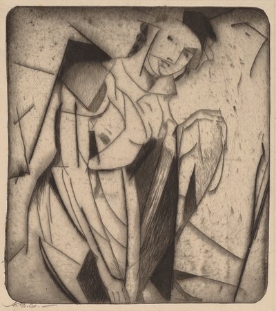Üveg figura alkotó: Arthur B. Davies