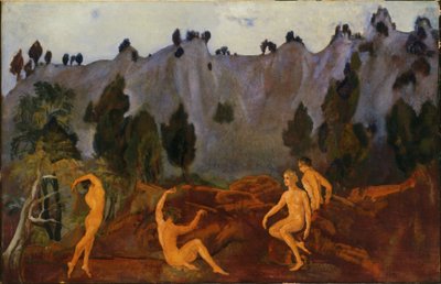 Oresztész habozása alkotó: Arthur Bowen Davies