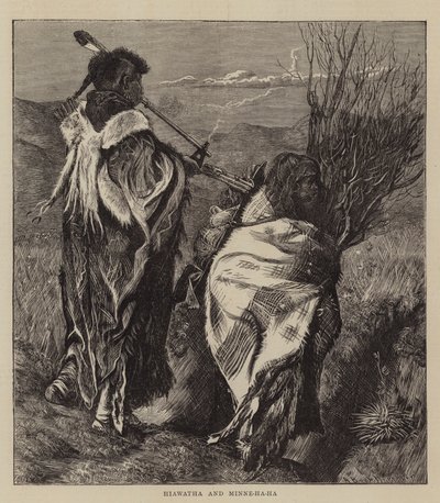 Hiawatha és Minne-ha-ha alkotó: Arthur Boyd Houghton
