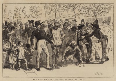 Raid a haszontalan szájakra Párizsban alkotó: Arthur Boyd Houghton