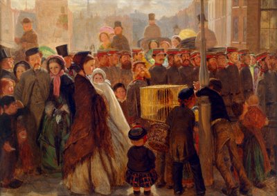 Kivonulnak az önkéntesek alkotó: Arthur Boyd Houghton