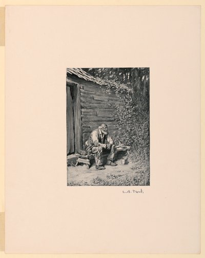 Remus bácsi a kunyhója ajtajában alkotó: Arthur Burdett Frost