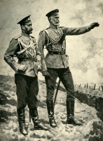 Változások az orosz parancsnokságban, 1915. szeptember. Első világháború, 1920. alkotó: Arthur C. Michael