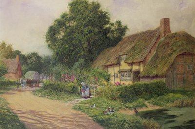 A szénakocsi érkezése alkotó: Arthur Claude Strachan