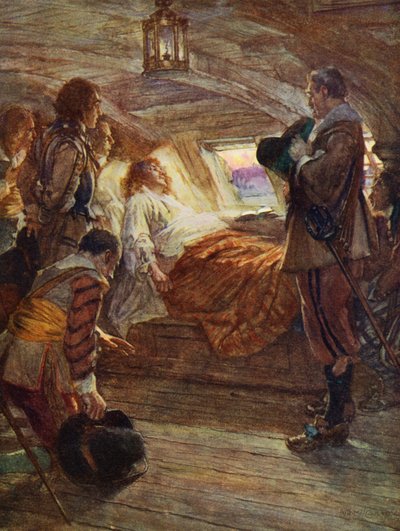 Sir Francis Drake halála alkotó: Arthur David (after) McCormick