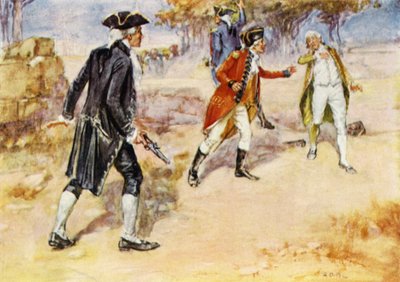 Párbaj Warren Hastings és Philip Francis között alkotó: Arthur David McCormick