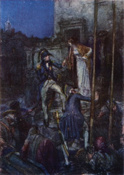A királyi család szökése Nápolyból alkotó: Arthur David McCormick