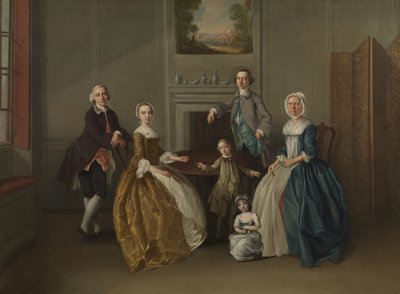 Családi csoport, 1756 alkotó: Arthur Devis