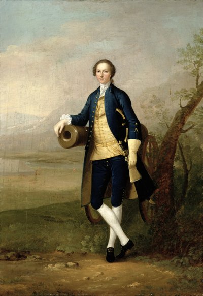 Úriember ágyúval alkotó: Arthur Devis