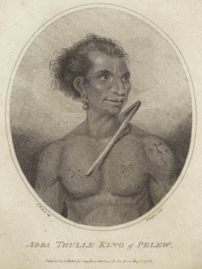Abba Thulle, Pelew királyának portréja alkotó: Arthur Devis