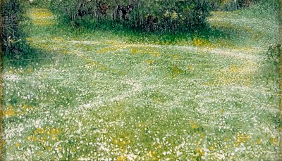 Százszorszépek Burnhamben, 1918 körüli (olaj, vászon) alkotó: Arthur Hacker