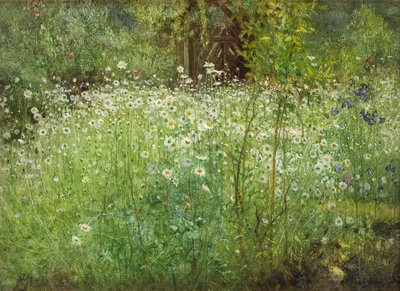 Ökörszem százszorszépek és íriszek, 1920 alkotó: Arthur Hacker