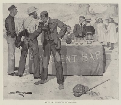 The Benevolent Bar, szerző: E Nesbit alkotó: Arthur Herbert Buckland