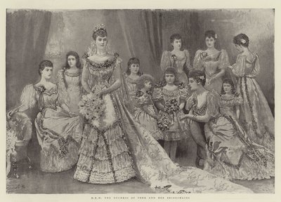 HRH York hercegnője és koszorúslányai alkotó: Arthur Hopkins