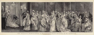 Őfelsége szalonja a Buckingham-palotában, bemutatásra vár alkotó: Arthur Hopkins