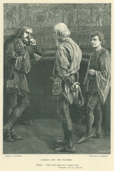 Illusztráció a Hamlethez alkotó: Arthur Hopkins