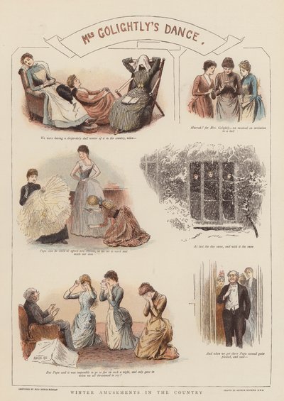 Mrs Golightly tánca (chromolitho) alkotó: Arthur Hopkins