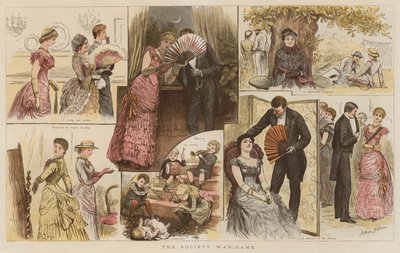 A társadalom háborús játéka (chromolitho) alkotó: Arthur Hopkins