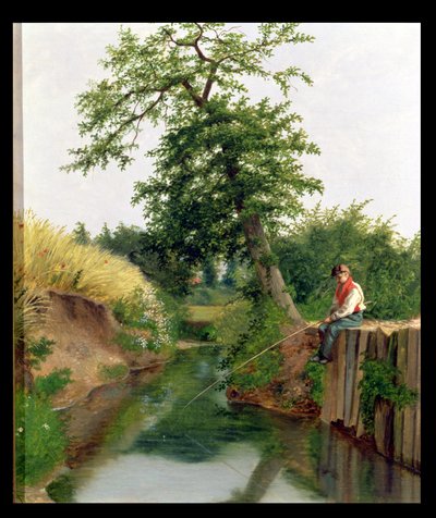 Egy horgászfiú alkotó: Arthur Hughes
