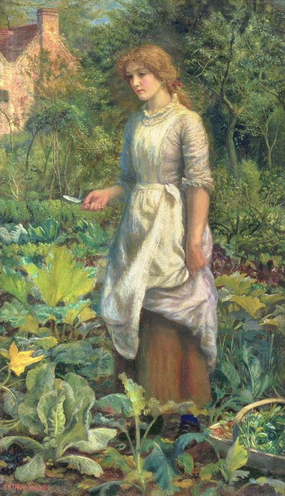 Phyllis, 1887 körül alkotó: Arthur Hughes